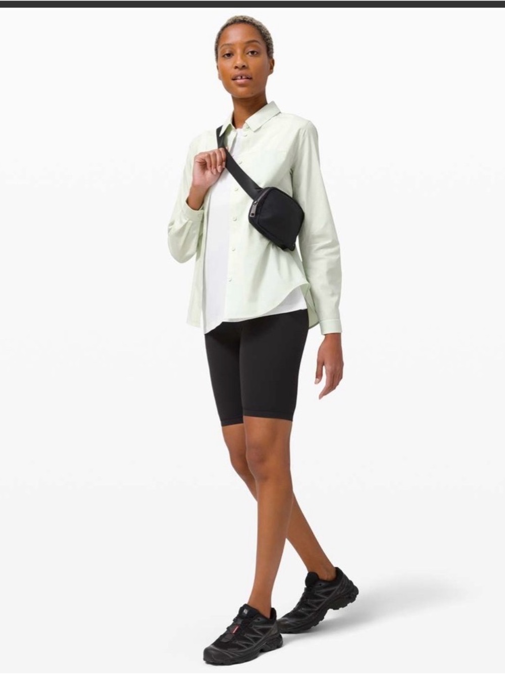 Lululemon Full Day Ahead Shirt Springtime  Green Size 6 $98